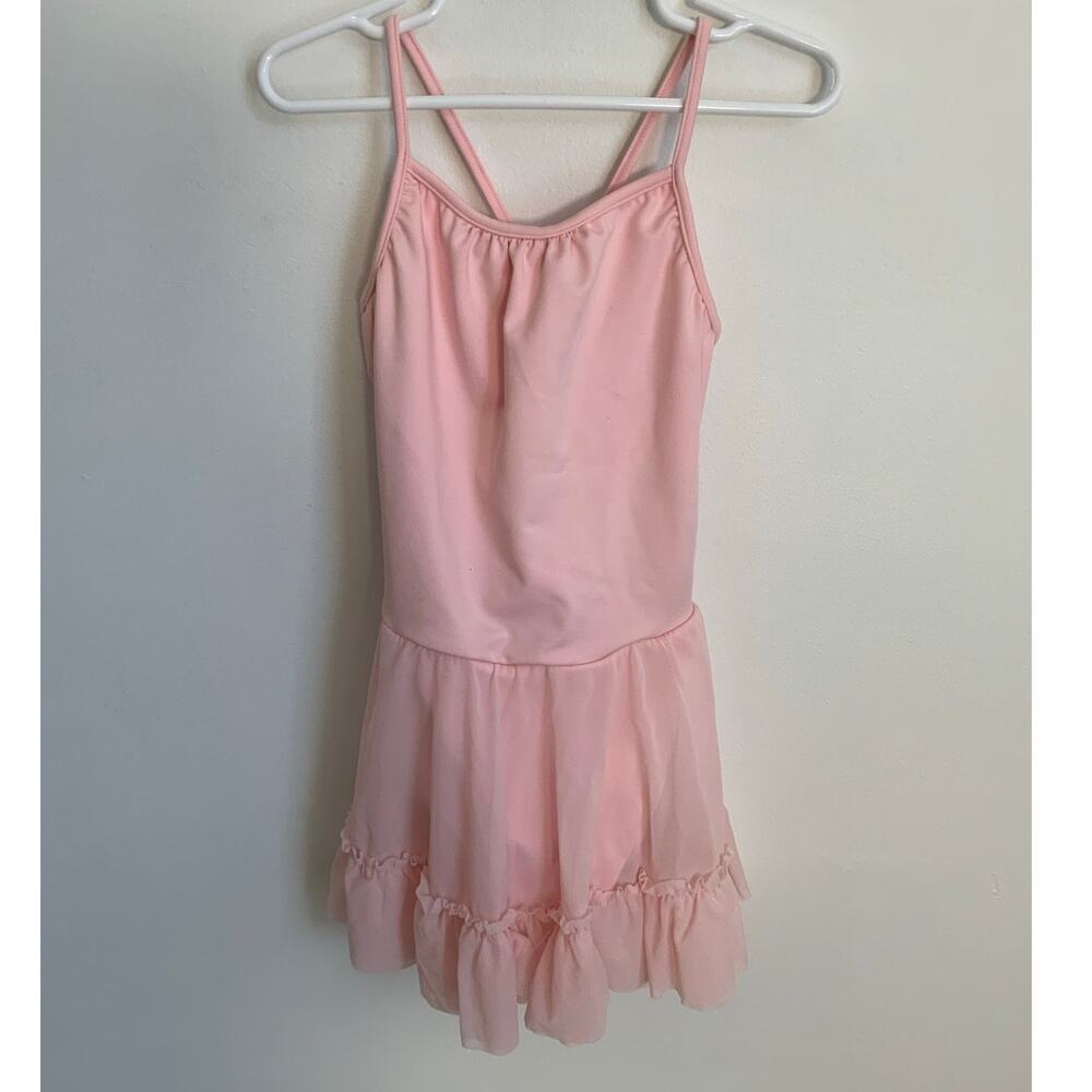 Mirella‎ Skirted Leotard Pink size 8-10